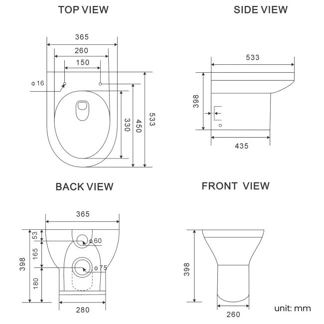 Milos Slate Grey Combination Vanity Basin and Miami Toilet 1100mm - Chrome Handles