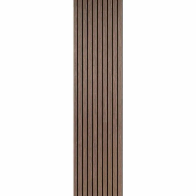 Trepanel XL® 3m Walnut Brown Wide Acoustic Wood Slat Panels