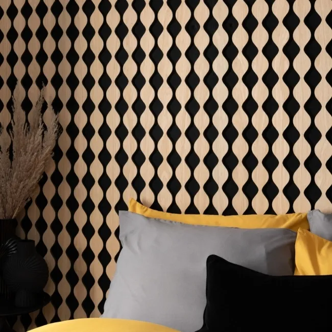 Trepanel® Oak Sculpted Acoustic Wood Slat Panels