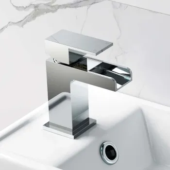 Avon Chrome Waterfall Cloakroom Basin Mixer Tap