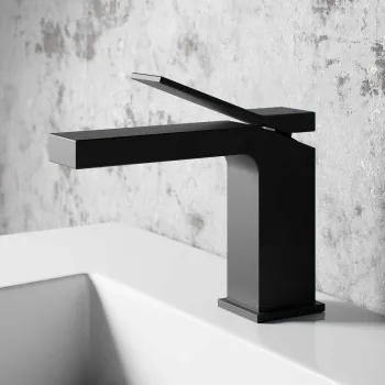 Forth Matt Black Basin Mixer Tap