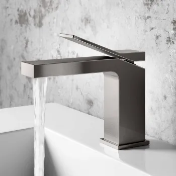 Forth Gunmetal Grey Basin Mixer Tap