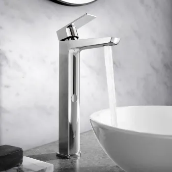 Ribble Chrome High Rise Basin Mixer Tap
