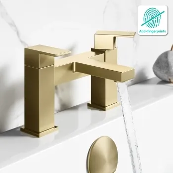 Tamar Brushed Brass Bath Filler