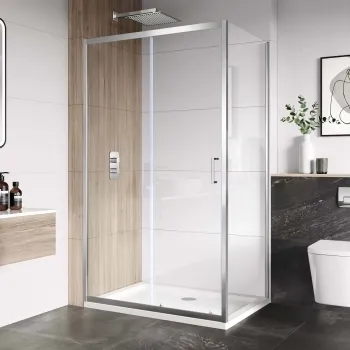 London 6mm Sliding Shower Enclosure 1100x700mm