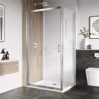 London 6mm Bifold Shower Enclosure 1000x760mm