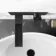 Avon Matt Black Waterfall Wall Mounted Basin Mixer Tap