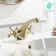 Bray Traditional Brushed Brass Basin Mixer Tap