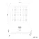 200mm Brushed Brass Square Stainless Steel Slim Shower Head