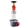 Wirquin Matt Black Dome Nano 6.7 Quick Clac All In One Basin Waste & Trap