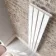 Faro White Single Flat Panel Vertical Radiator 1600x280mm