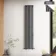 Marbella Anthracite Single Oval Panel Radiator 1800x360mm
