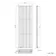 Marbella Anthracite Double Oval Panel Radiator 1800x600mm
