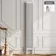 Athens White Double Column Vertical Traditional Radiator 1800x290mm