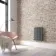 Faro Anthracite Single Flat Panel Horizontal Radiator 600x420mm