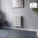Marbella White Single Oval Panel Radiator 600x420mm