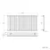 Marbella Anthracite Single Oval Panel Radiator 600x1200mm
