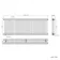 Athens Anthracite Triple Column Horizontal Traditional Radiator 600x1595mm