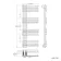 Madrid Chrome Designer Heated Towel Rail 1200x450mm