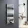 Santorini Chrome Flat Panel Heated Towel Rail 1200x450mm