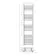 Barcelona Matt Black Straight Heated Towel Rail 1600x400mm