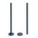 Inky Blue Pipe Connectors For Heated Towel Rails & Radiators (Pair) 300mm