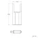 Inky Blue Traditional 3 Column Radiator Feet