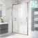 Hamburg Easy Clean 8mm Sliding Shower Door 1100mm - Easy Fix Feature