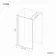 Munich Matt Black Framed Easy Clean 8mm Wet Room Shower Glass Panel 800mm