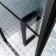 Toulon Matt Black Grid Easy Clean 6mm Pivot Shower Door 700mm