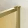 Munich Brushed Brass with Mesh Effect 8mm Wet Room Shower Glass Panel 1200mm
