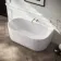 Barnet 1500mm Fluted Back To Wall Bath