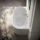 Barnet 1500mm Fluted Back To Wall Bath