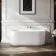 Barnet 1500mm Fluted Back To Wall Bath