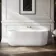 Barnet 1700mm Fluted Back To Wall Bath
