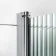 Geneva Fluted Effect Easy Clean 6mm Bath Screen - 800mm