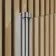 Linz Easy Clean 6mm Chrome Bath Screen - 800mm