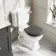 Hudson Traditional Graphite Grey Wooden Soft Close Toilet Seat