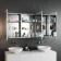 Elena Stainless Steel Mirror Cabinet 650x1200mm