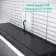 Mia Black Framed Illuminated LED Mirror Cabinet 710x500mm