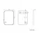 Olivia Brushed Brass Rectangular Bathroom Mirror 600x400mm