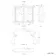 Olivia Black Framed Illuminated LED Mirror Cabinet 710x800mm