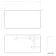 Essence Black Framed Rectangular Bathroom Mirror 600x1200mm