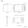 Esme Matt Black Recessed Mirror Cabinet 700x800mm
