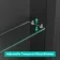 Esme Matt Black Illuminated LED Recessed Mirror Cabinet 700x500mm