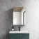 Esme Matt Black Recessed Mirror Cabinet 600x450mm