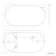 Essence Black Framed Pill Bathroom Mirror 1000x500mm