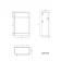 Midnight Green Slimline Back To Wall Toilet Unit 500mm