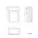 Monaco Midnight Green Back To Wall Toilet Unit 600mm
