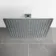Galway Premium Ceiling Chrome Square Thermostatic Shower Set - 400mm Head & Hand Shower